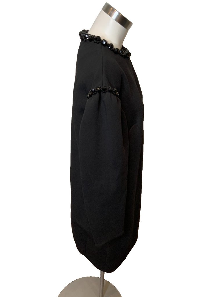 Simone Rocha X Ikram Black Scuba Jewel Shift Dress, Size 6 | 10 — image 3 of 8